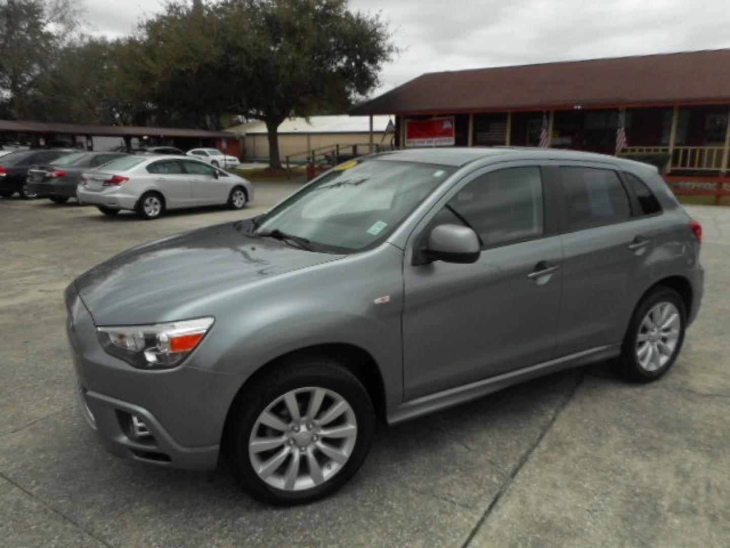 2011 GRAY MITSUBISHI OUTLANDER SPORT SE (JA4AR4AU8BZ) , located at 1200 Cassat Avenue, Jacksonville, FL, 32205, (904) 695-1885, 30.302404, -81.731033 - Photo#1